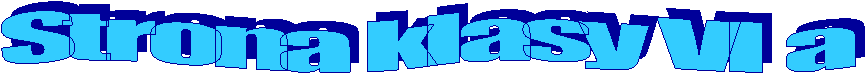 Strona klasy VI a
